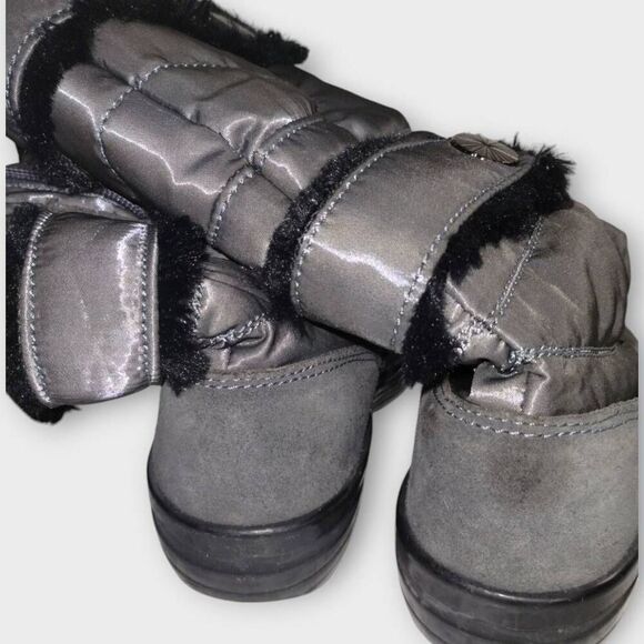 Pajar | Shoes | Pajar Carmin Tall Boots | Waterproof Faux Fur Sz 8.5 Gray Womens - Picture 6 of 12